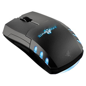 Spectre� StarCraft� II Black Gaming Mouse, 5600dpi, Laser Sensor, 5 Buttons, USB, Retail