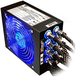 Mach 1 ABT-1220MA1S Power Supply, 1220W, 80 Plus�, 24-pin ATX12V EPS12V, 6x +12V Rails, SLI Ready
