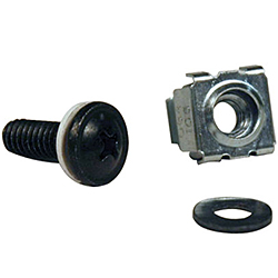 Square Hole Hardware Mounting Kit, M6 1/2