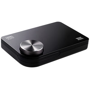 Sound Blaster X-Fi Surround 5.1 Pro, 24-bit 96KHz, External, USB 2.0
