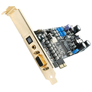 eClaro Sound Card, 7.1 channels, 24-bit 192KHz, PCIe x1, Full-height/Low-profile, Retail