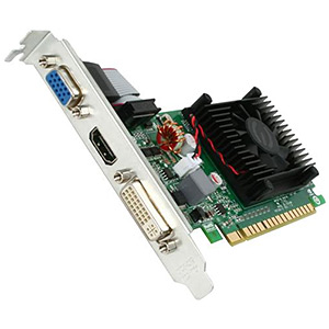 GeForce� 210 520MHz, 512MB GDDR3 1200MHz, PCIe x16, VGA+DVI+HDMI, Retail