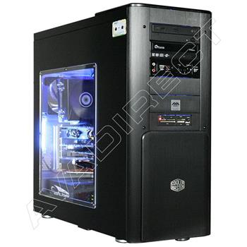 Cooler Master ATCS 840 Black Case, ASUS P6T7 WS SuperComputer, Intel Core i7-980X, Corsair 12GB (6 x 2GB) DDR3-1600, EVGA GeForce GTX 480