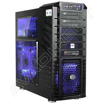 Cooler Master HAF 922 Black Case, ASUS P6T7 WS SuperComputer, Intel Core i7-980X, Corsair 12GB (3 x 4GB) DDR3-1066, Sapphire Radeon HD 5970