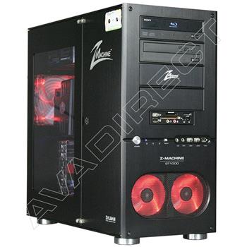 Zalman Z-Machine GT1000 Black Case, ASUS P6T Deluxe V2, Intel Core i7-920, Crucial 6GB (3 x 2GB) DDR3-1333, EVGA GeForce GTX 285