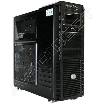 Cooler Master HAF 932 Black Case, Gigabyte, GA-X58A-UD7, Core i7-920, Kingston 6GB (3 x 2GB) DDR3-1600, Gigabyte Radeon HD 5870