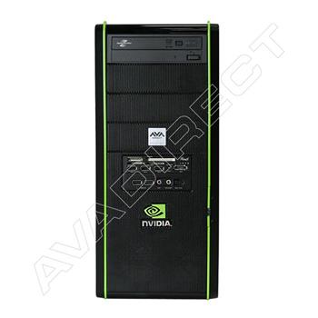 Cooler Master Elite 334 NVIDIA Edition Case, Intel DP55WB, Intel Core i5-750, Kingston 8GB (4 x 2GB) DDR3-1066, EVGA GeForce 9500GT