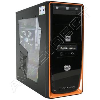 Cooler Master Elite 310 Black/Orange Case, Gigabyte GA-MA790GPT-UD3H, AMD Phenom II X4 925, OCZ 4GB (2 x 2GB) DDR3-1333, XFX Radeon HD 4850