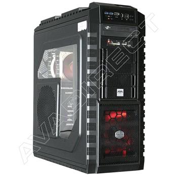 Cooler Master HAF X Black Case, ASUS P6X58D-E, Intel Core i7-950, Kingston 6GB (3 x 2GB) DDR3-1600, EVGA GeForce GTX 480