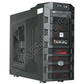 Cooler Master HAF 922 Black Case, ASUS Sabertooth X58, Intel Core i7-990X Extreme, Kingston 24GB (6 x 4GB) DDR3-1600, ASUS Radeon HD 6970