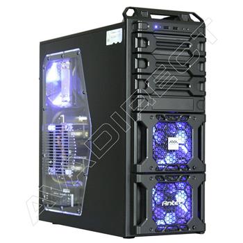 Antec Dark Fleet DF-30 Black Case, ASUS Rampage III Formula, Intel Core i7-960, Corsair 12GB (3 x 4GB) DDR3-1600, 2 x EVGA GeForce GTX 560 Ti FPB