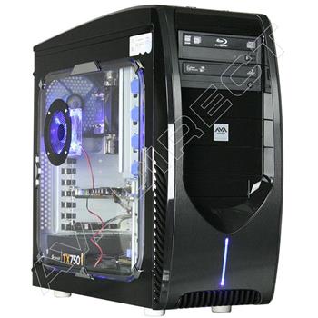 Raidmax Skyline Black Case, ASUS P8H67-M EVO Rev 3.0, Intel Core i7-2600K, Kingston 8GB (2 x 4GB) DDR3-1333, CPU Integrated HD Graphics