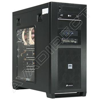 Corsair Obsidian 650D Black Case, ASUS P8P67 DELUXE Rev 3.0, Intel Core i7-2600K, Kingston 16GB (4 x 4GB) DDR3-1600, 2 x Zotac GeForce GTX 580 SLI