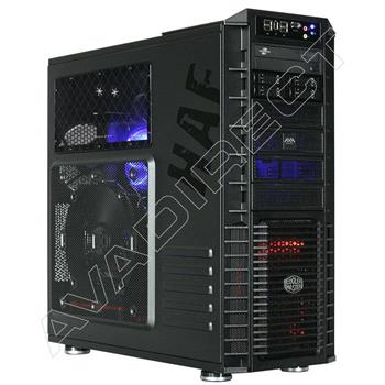 Cooler Master HAF 932 Advanced Black Case, ASUS P6T7 WS SuperComputer, Intel Core i7-990X, Mushkin 12GB (3 x 4GB) DDR3-2000, 2 x EVGA GeForce GTX 580 Classified SLI