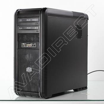 Cooler Master CM 690 II Advanced Case, ASUS Rampage IV Gene, Intel Core i7-4930K, Crucial 32GB DDR3-1600, 2x ASUS GeForce GTX 760