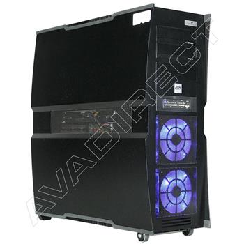 NZXT Khaos Black Case, ASUS Maximus IV Extreme-Z, Intel Core i7-2700K, Kingston 16GB (4 x 4GB) DDR3-1600, MSI GeForce GTX 580