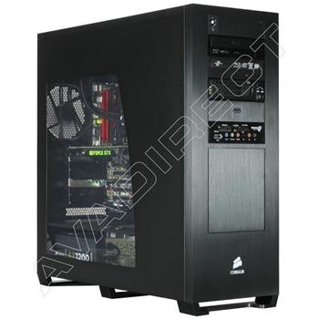 Corsair Obsidian 800D Black Case, ASRock X79 Extreme11, Intel Xeon E5-2687W, Corsair 32GB (4 x 8GB) DDR3-1866, ASUS GeForce GTX 690