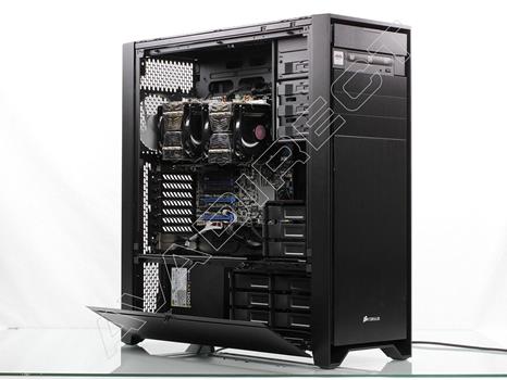 Corsair Obsidian 900D Full Tower Case, ASUS  Z9PE-D8 WS, 2 x Intel Xeon E5-2609 V2, Kingston 64GB (4 x 16GB) DDR3-1600 ECC, PNY NVIDIA Quadro 600