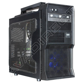 NZXT Vulcan Black Mid-Tower Case, ASUS Rampage IV Gene, Intel Core i7-3930K, Kingston 32GB (4 x 8GB) DDR3-1600, EVGA GeForce GTX 680