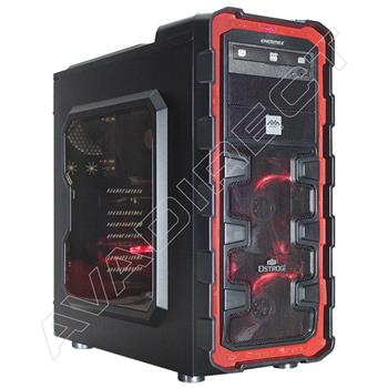 Enermax Ostrog GT Black/Red Case, ASUS Z87-Pro, Intel Core i7-4770, Kingston 16GB (2 x 8GB) DDR3-1600, EVGA GeForce GT 610