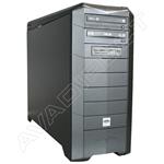 The Silverstone Raven 2 case is a gamers haven for all of the extreme hardware he decides to compile into a monstrous system. The mild overclocking, with the help of the core i7 930, Zalman Extreme CPU cooler, and Gigabyte UD7 will be easily achieved at high numbers without any issue. Judging by the ATI 5870 graphics card this system will be used for gaming, which is a fantastic combination with the overclocked core i7 930 processor. The Corsair 6GB kit will provide extremely fluent performance for gaming, or any intensive applications. Add in the Western Digital Velociraptor and you will notice a decrease in load /rendering times that will leave you stunned with the amount of time you will save from these processes. The end-user decided to add two different optical drives, most likely to identify them easily when creating disk-to-disc burning tasks, in which both are capable of burning DVD's with playback. The 750W Thermaltake power supply is more than enough to power the entire system, but will leave the customer short if he decides to upgrade to another ATI 5870. A card reader was added to support a majority of media cards that are released on the market. Windows 7 Home Premium 64-bit is the operating system of choice, and was certainly a smart one as Microsoft increasingly releases updates to make the experience more enjoyable for all end-users.