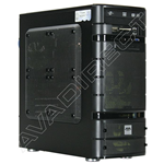 With computer components consistently improving throughout time, components begin to utilize less power in a smaller form-factor, without loss of processing power. This is what makes our MINI TOWER PC Core i3 / i5 / i7 Z68 LGA1155 Mini-Tower Custom Computer System Configurator possible! This system was created using the ASUS, P8H67-M PRO/CSM Rev 3.0 motherboard and Intel i5-2400 Quad-Core 3.1 - 3.4GHz processor. Add Kingston 8GB HyperX Blu PC3-10600 DDR3 1333MHz RAM and you have a powerful custom desktop computer MINI-PC that’s practically ready for anything. The 128GB Crucial M4 SSD was a wise choice, ensuring that none of the blazing-fast, state-of-the-art hardware goes to waste with a standard hard disk. The great aspect of this configuration is all thanks to the IN-WIN, Destiny-Extreme BR665 Black Mid-Tower Case, providing a smaller form-factor while allowing the ability to upgrade or expand the configuration in the future.