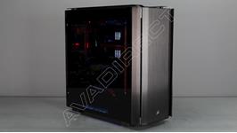 Liquid Cooled PC- side view- with panel