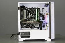 Thermaltake S100 Tempered Glass Snow Edition, White, Mini Tower Case - side view