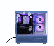 THERMALTAKE View 270 Plus TG ARGB, Tempered Glass, No PSU, ATX, Hydrangea Blue (Bubble), Mid Tower Case