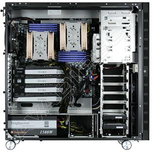 EVGA 4 x GeForce GTX 680 FTW+ custom workstation