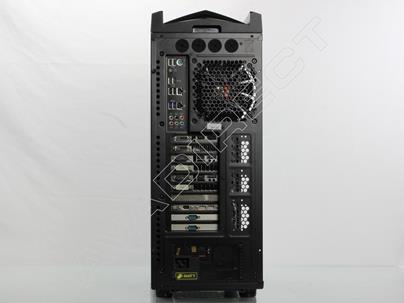 Rowewill Thor V2 Black Case workstation computer rear