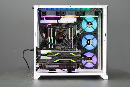 Lian-Li PC-O11 Dynamic Tempered Glass, White - side view