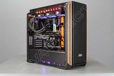 Be Quiet! Silent Base 601 Tempered Glass, Black/Orange, Mid Tower Case