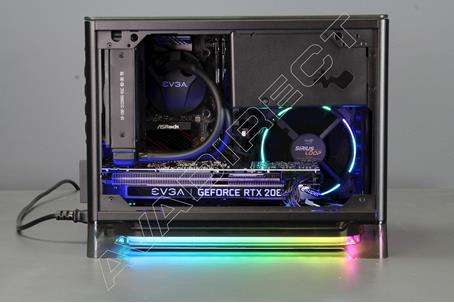 In Win A1 PLUS Tempered Glass, Mini Tower Case - side view