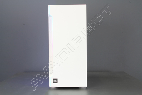 Thermaltake H200 Snow RGB Tempered Glass Mid Tower Case - front view