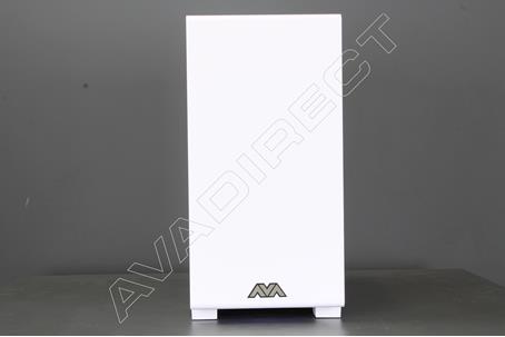 Thermaltake S100 Tempered Glass Snow Edition, White, Mini Tower Case - front view
