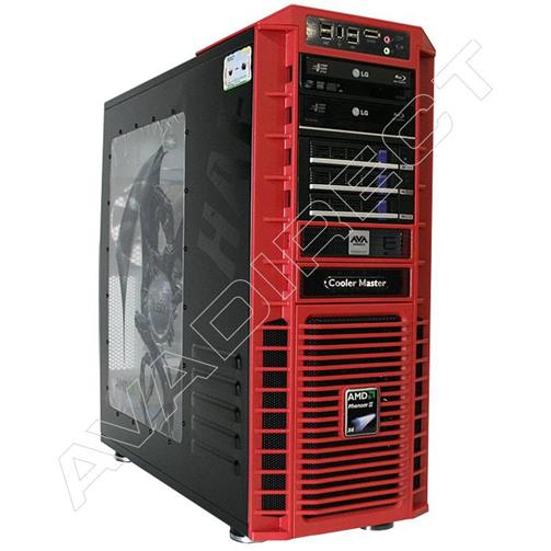 When building a custom workstation with us, it allows you to pick and choose every piece of hardware down to the fans. This customer choose the limited edition AMD Cooler Master HAF 932 case. The combination of processing power and graphics cards listed in this case suggests that they may be using this system for Adobe Photoshop applications, especially because of the amount of RAM that was installed. The customer decided to take advantage of our mild-overclocking offer, and picked the Noctua CPU cooler for the best available outcome. The ASUS motherboard that was selected shows the customer is preparing for the future since it features USB 3.0 and SATA 6.0 Gb/s ports. The solid state/hard drive setup in this system is quite impressive. The OS and scratch drives, as it seems, will be utilized with solid state disks, as to where the two 1TB Caviar Black series drives are used for storage. The blu-ray combo and burner drives will allow the end-user to burn blu-ray media disc to disc, creating an extremely productive burning method. The 1000W Corsair power supply will provide enough electricity to all components and future upgrades as well. This customer also added many extras to his system, like hot-swap modules, an eSATA controller, firewire card, floppy drive, and wireless device. Windows 7 Ultimate 64-bit was the chosen operating system and I could not agree with the end user more!