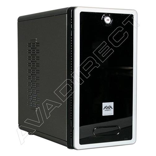 This Custom NAS storage system provides the portability and a sleek design for those who desire file-based data storage with limited space. The Chenbro Black Mini Server case which includes an 180W power supply provides a sharp appearance and a space sensitive environment however maintaining a small footprint. The Intel Atom D510 Dual-Core processor was chosen for this system which provides good performance and great power consumption savings. The Internal Intel Graphics Media Accelerator 3150 is an integrated graphics card which keeps power consumption to a minimum. The Seagate 2TB Barracuda XT in RAID 1 delivers lots of storage with 