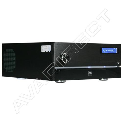 Home Theater Computer Systems are becoming as common in the family room as HDTVs. Rather than having several devices to perform a multitude of functions, you can incorporate your needs into a simple, easy solutions for the entire family to enjoy. Our HTPCs can do just that, while keeping your exact preferences into consideration. This end-user decided on the Antec Veris Fusion chassis, which comes with a neat remote, compatible with Windows 7. Wireless keyboards and mice can be very uncomfortable on a couch, so a accessible HTPC remote is crucial to the comfort of said setup. The customer also took various precautions to limit the amount of system noise, by adding a third-party cooler, using the on-board video, and an SSD for the main OS drive. Needless to say, the SSD will also increase performance up to four times that of a hard drive but reducing noise could have also been a motivating factor. To top it all off, Windows 7 Home Premium ensure all of the media center-like qualities are accessible to really take advantage of our HTPC.