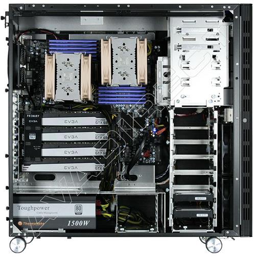 EVGA 4 x GeForce GTX 680 FTW+ custom workstation