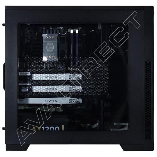 3 x EVGA GeForce GTX 680 Superclocked Signature circuit board