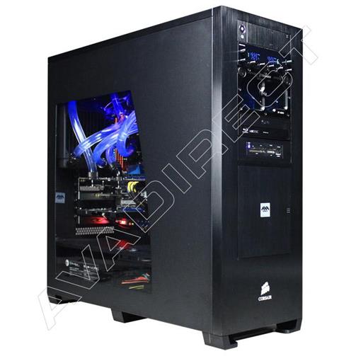 Corsair Obsidian 800D Black Case custom liquid cooled computer
