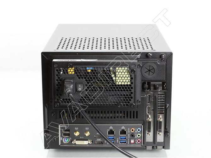 Cooler Master Elite 120 Advanced mini gaming pc rear