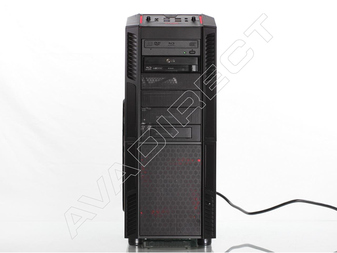 Rowewill Thor V2 Black Case custom workstation pc front
