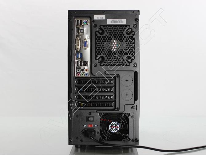 Cooler Master N200 Midnight Black Case amd computer rear