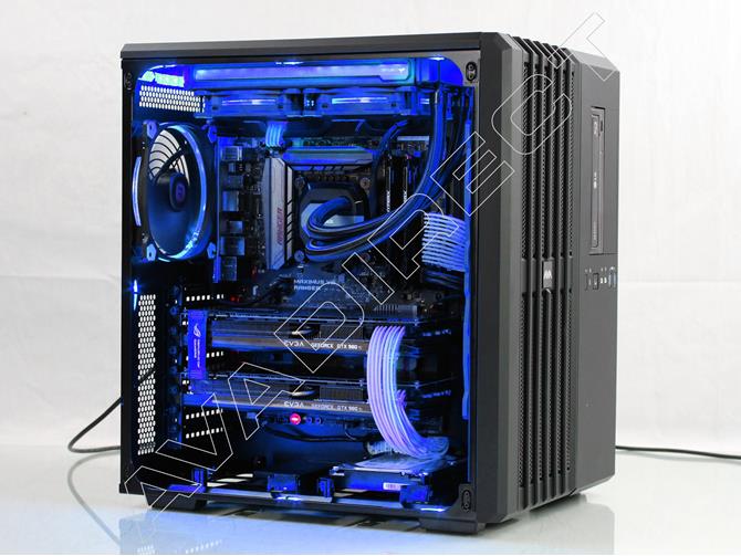 Liquid cooled SLI gaming PC