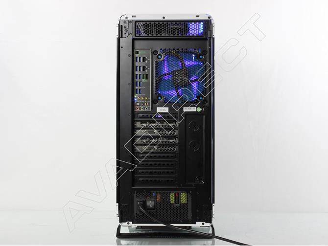x99 custom gaming pc rear