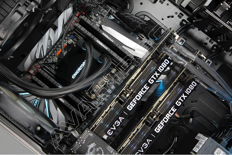 Custom Grayscalegorilla Workstation PC - front