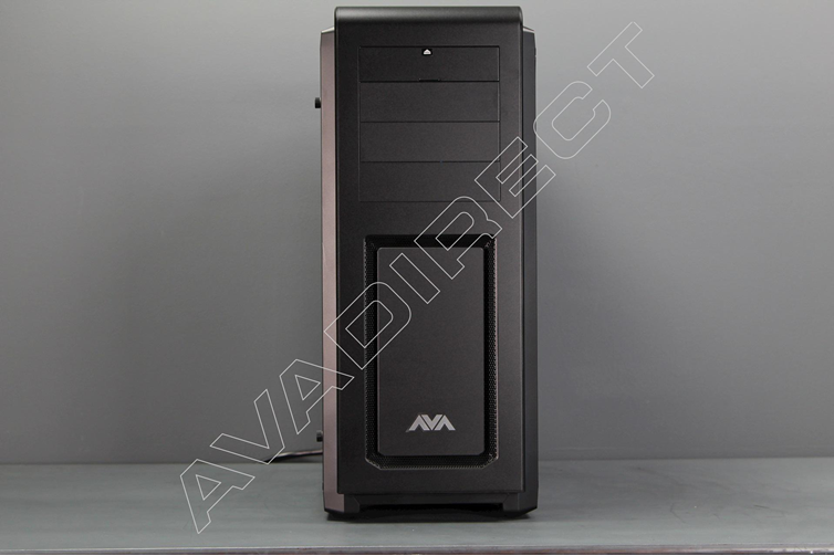 Enthoo Series Luxe Tempered Glass, E-ATX, Black, Full Tower Case - front size 