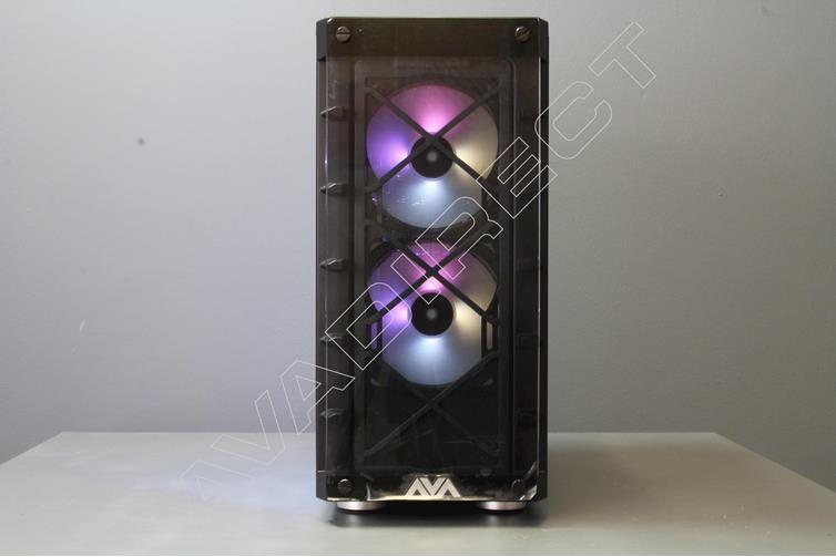 Corsair iCUE 465X RGB Mid-Tower ATX Smart Case - front view